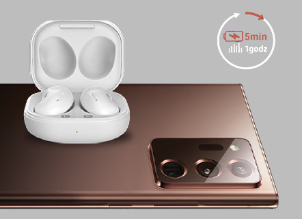 Słuchawki dokanałowe SAMSUNG Galaxy Buds Live Ładowanie