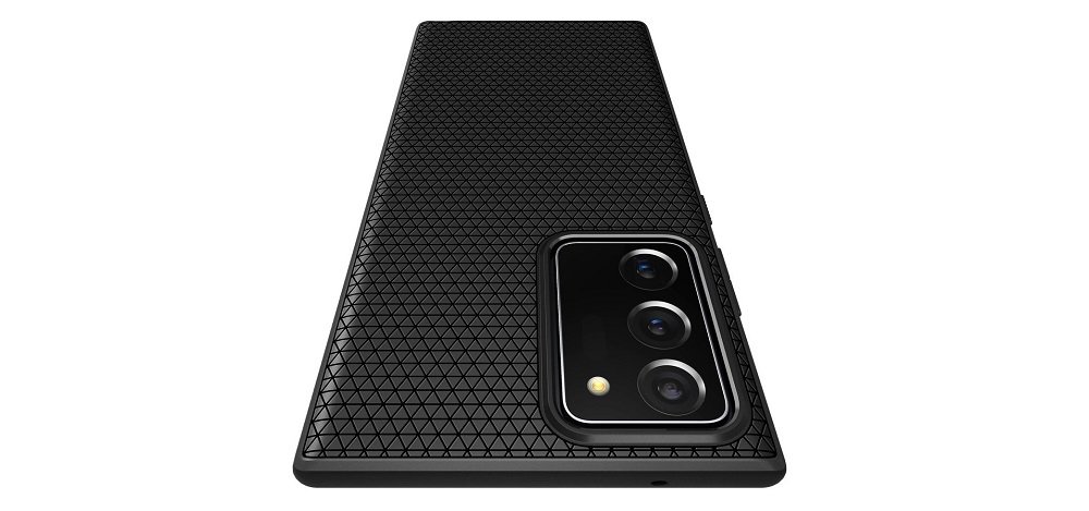 Etui SPIGEN Liquid Air do Samsung Galaxy Note 20 Ultra Czarny widok tył kamera