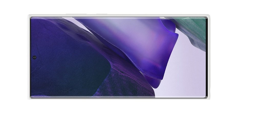 Etui SAMSUNG Silicone Cover do Galaxy Note 20 Ultra EF-PN985TWEGEU Biały widok ogólny przód front