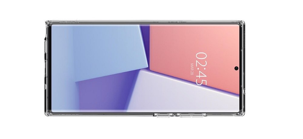 Etui SPIGEN Liquid Crystal  do Samsung Galaxy Note 20 Ultra Przezroczysty widok przód ekran