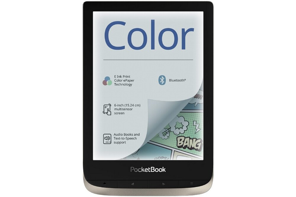 Czytnik E-Booków POCKETBOOK 633 Color  ekran pojemność bateria waga wykonanie dysk rozdzielczość 