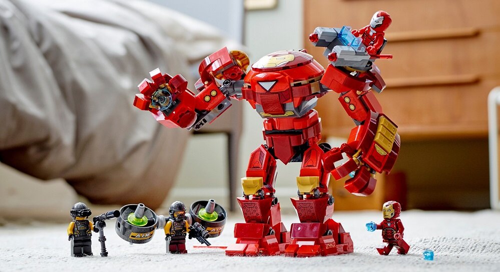 LEGO Marvel Hulkbuster Iron Mana kontra agenci A.I.M. - bezpieczna zabawa wysoka jakość wykonania 