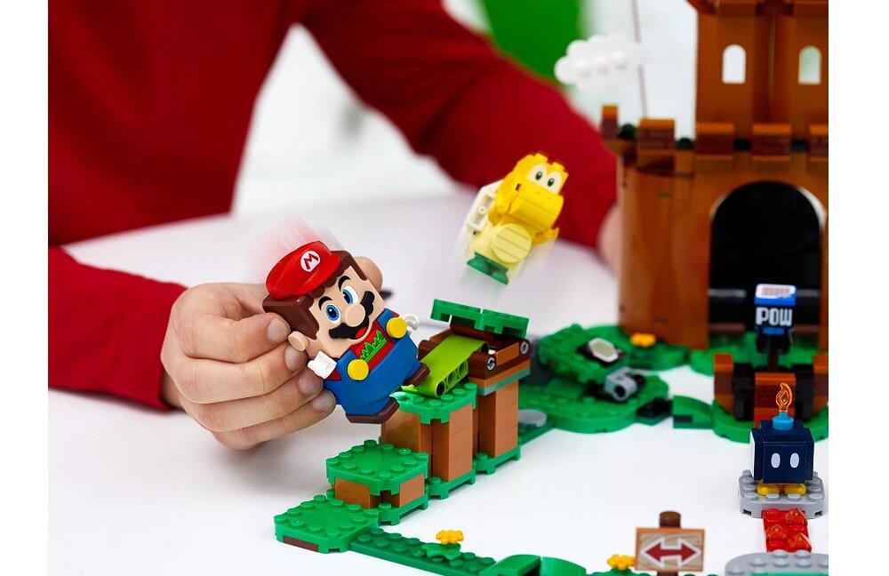 LEGO Super Mario Twierdza strażnicza zestaw rozszerzający 71362 pobudza wyobraźnię kreatywne zajęcie