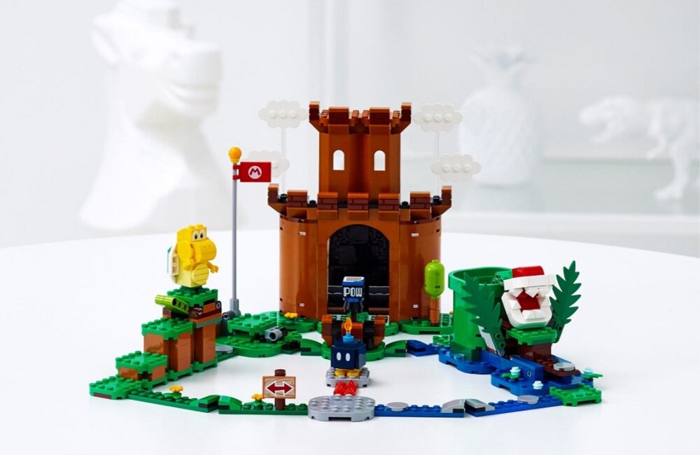 LEGO Super Mario Twierdza strażnicza zestaw rozszerzający 71362 Zabawa w pojedynkę lub z przyjaciółmi