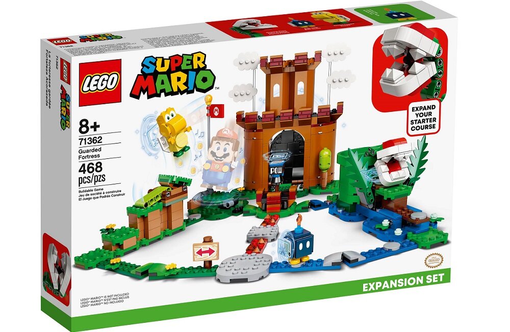 LEGO Super Mario Twierdza strażnicza zestaw rozszerzający 71362 Łatwe łączenie i rozdzielanie klocków