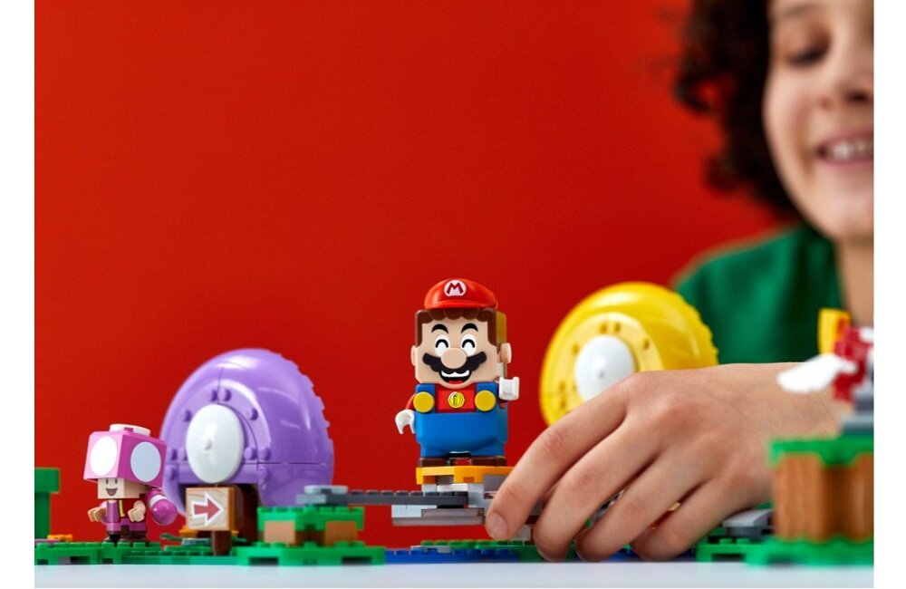 LEGO Super Mario Toad szuka skarbu zestaw rozszerzający 71368 tworzenie konstrukcji świetna zabawa
