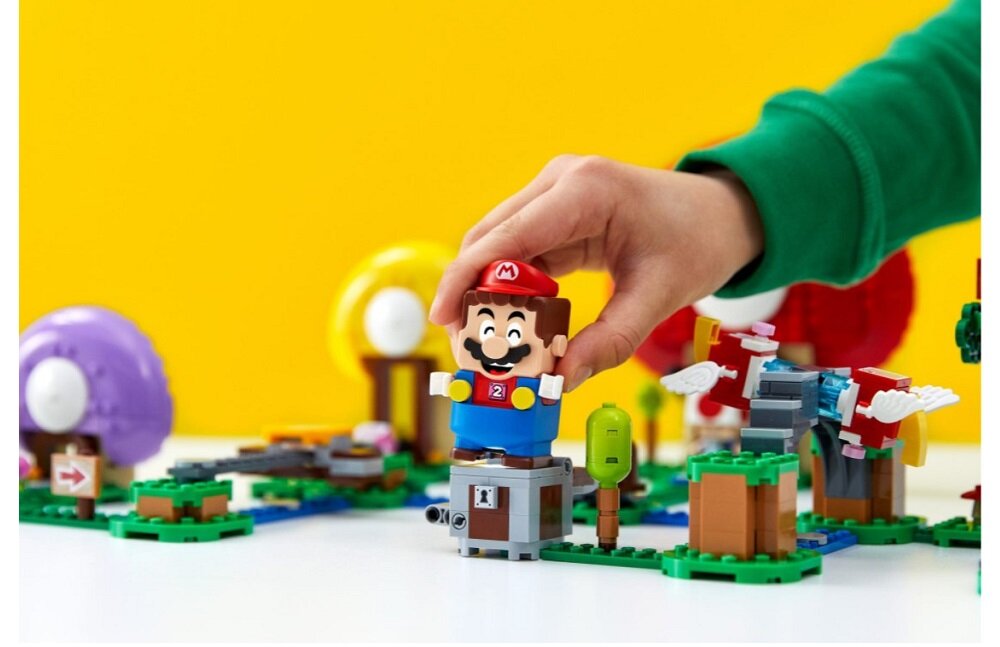 LEGO Super Mario Toad szuka skarbu zestaw rozszerzający 71368 solidna konstukcja 464 elementów dodatkowe figurki