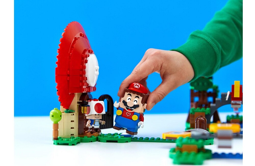 LEGO Super Mario Toad szuka skarbu zestaw rozszerzający 71368 Niezliczone możliwości rozbudowy