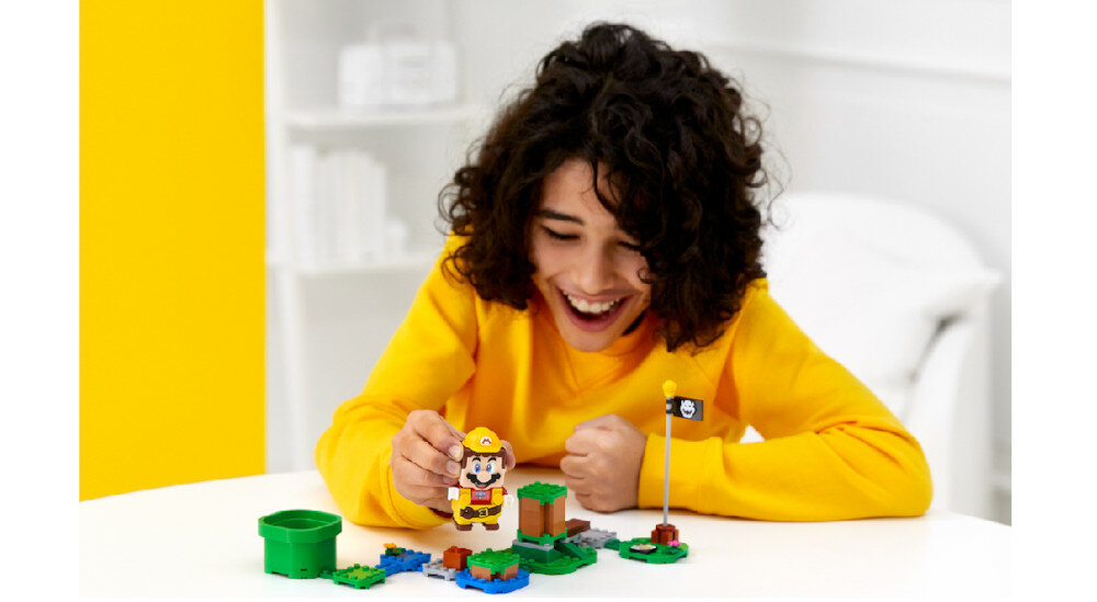 LEGO Super Mario Mario budowniczy — dodatek 71373 dla sześciolatków zestaw gra Mario