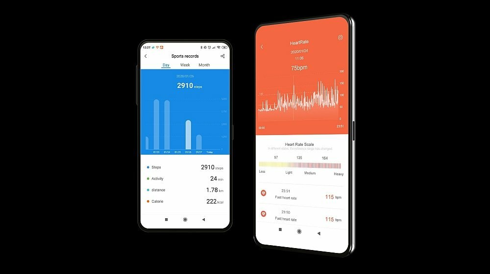 Smartwatch LENOVO Blaze HW10H ekran pasek bateria monitoring sport 