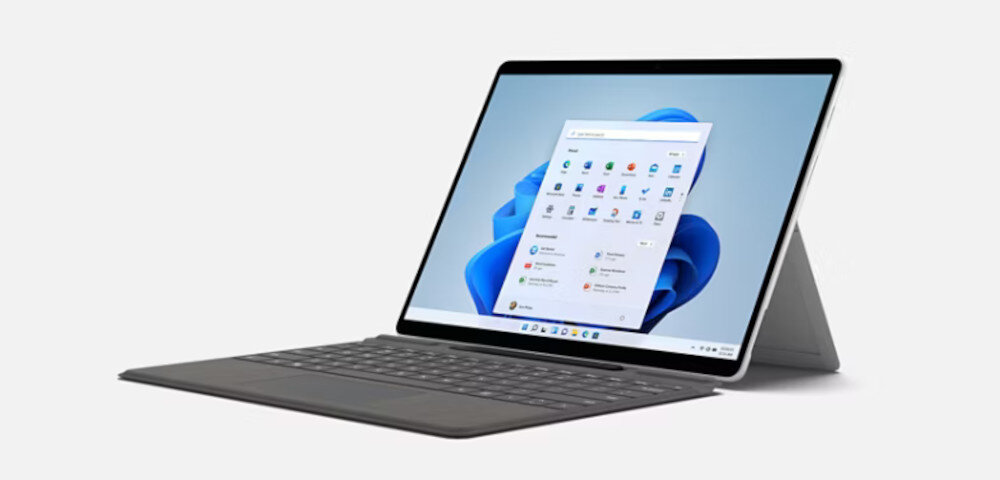 Zestaw MICROSOFT Type Cover Surface Pro X Signature Keyboard + Slim Pen Front