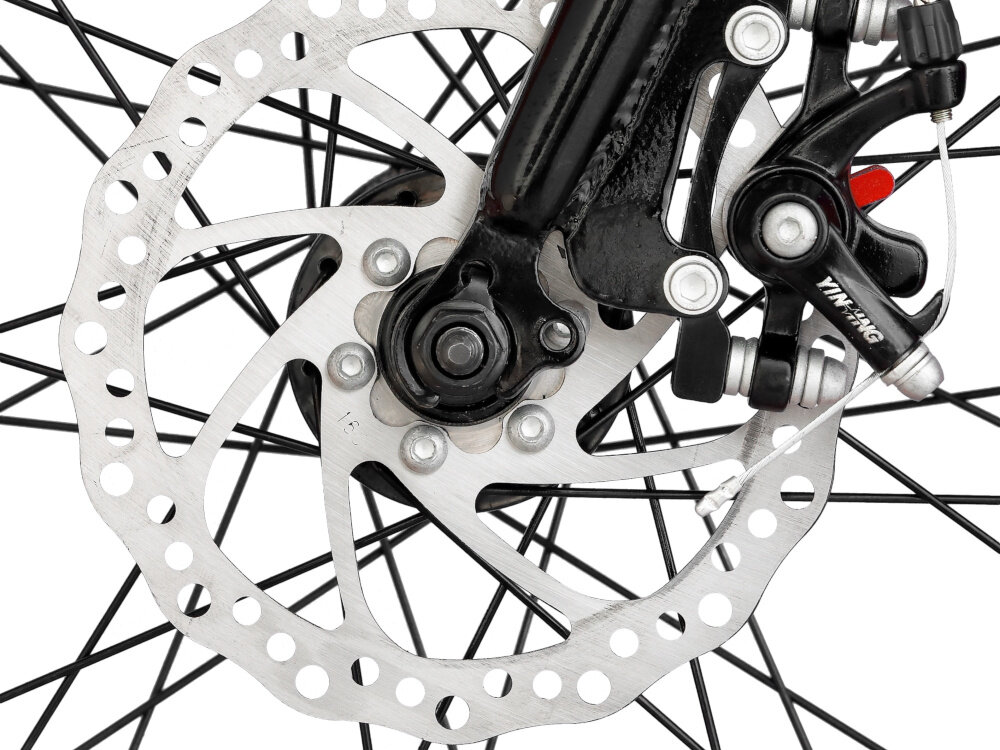 Rower INDIANA Fat Bike M18 zolty hamulec tarczowy indiana