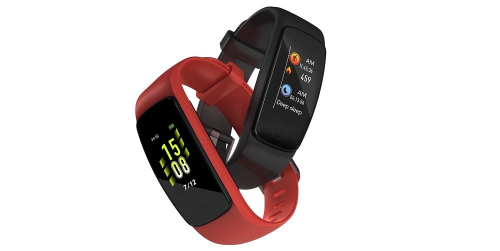 Smartband LAMAX BFit Pro 2 ogólny dwa kolory zestaw