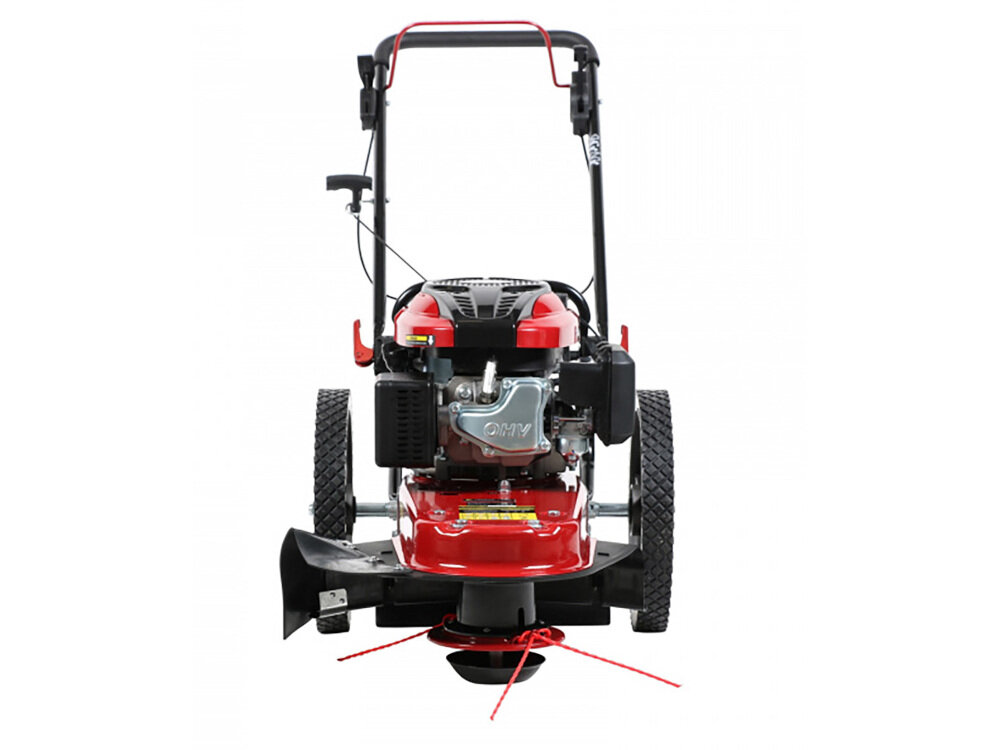 Kosiarka spalinowa FAWORYT NK 352 Loncin LC1P70FC koła łożyskowane średnica 34 cm płynność prowadzenia stabilność zmniejszają opory toczenia