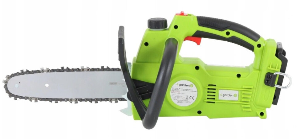 Piła akumulatorowa 4GARDEN AP2521 do pracy z drewnem opałowym deskami i gałęziami drzew automatyczne smarowanie łańcucha automatyczny hamulec