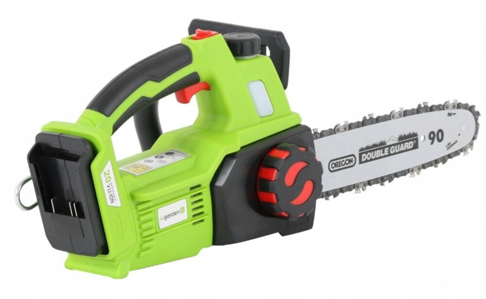 Piła akumulatorowa 4GARDEN AP2521 technologia automatycznego smarowania łańcucha żywotność urządzenia znacząco wydłużona