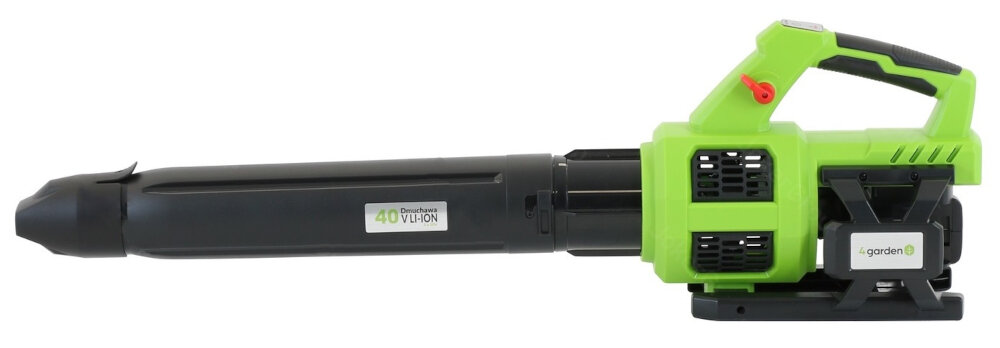 Dmuchawa do liści 4GARDEN AD22 wygodny uchwyt waga 2,3 kg możliwość regulacji siły wydmuchu tuba maksymalna wydajność 14,2 m3/min