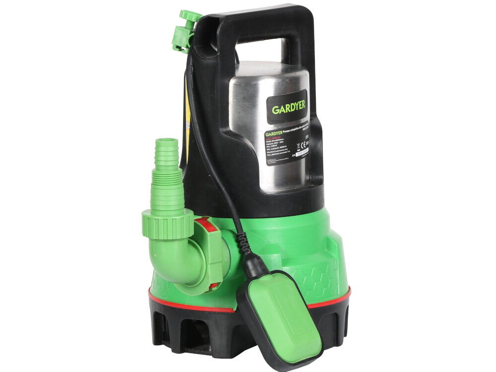 Pompa do wody GARDYER PWB 1100 Inox elektryczna z solidnych i wytrzymałych komponentów obudowa ze stali szlachetnej powłoka łatwa w czyszczeniu