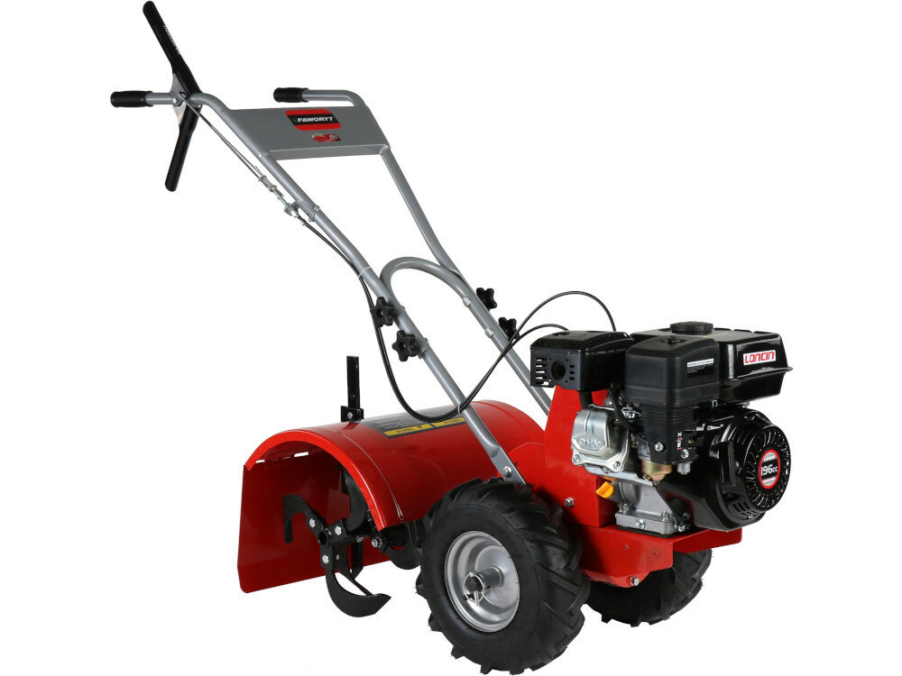 Glebogryzarka spalinowa Faworyt NGT48-196L silnik Loncin G200F noże dwa koła z napędem dwa biegi