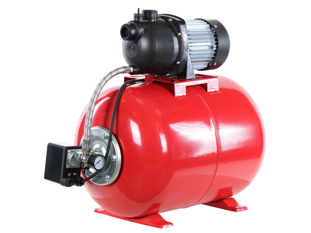 Hydrofor do wody FAWORYT FH1250 elektryczny niezawodny model silnik o mocy 1200 W wydajność 3500 l/h zbiornik o pojemności 5 l do użytku domowego wydajność
