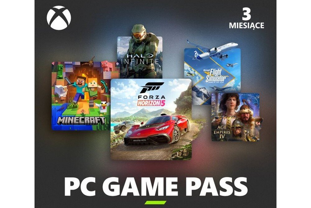 MICROSOFT PC Game Pass 3 miesiące Kod aktywacyjny niskie ceny i