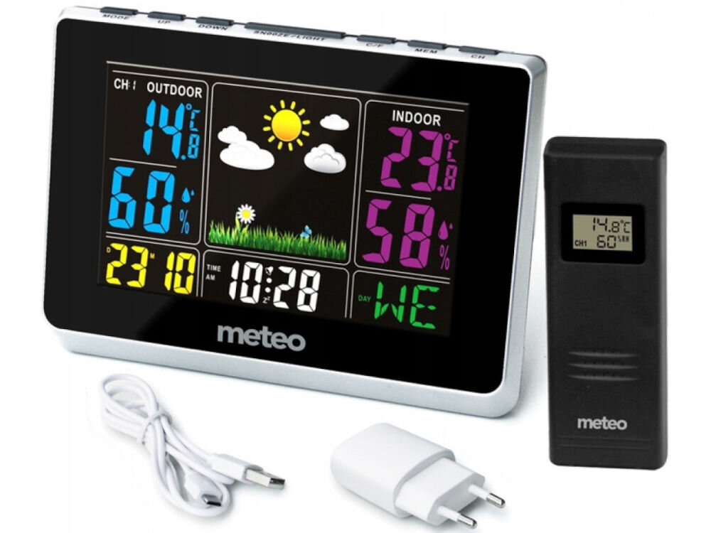 Stacja pogody METEO SP62S elemennty zestaw
