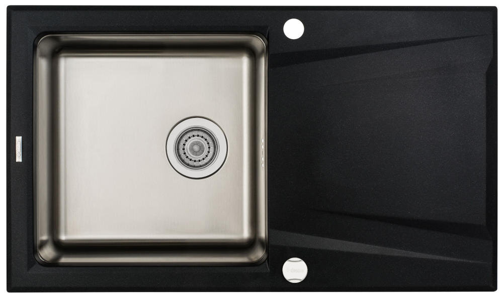 DEANTE Prime ZSR G113 zlewozmywak komora blat połysk powierzchnia ociekacz osuszanie naczynia owoce warzywa woda przestrzeń robocza