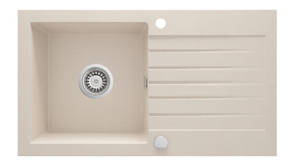 DEANTE Zorba ZQZ 5113 zlewozmywak komora blat połysk powierzchnia przestrzeń robocza kuchnia ociekacz naczynia owoce warzywa