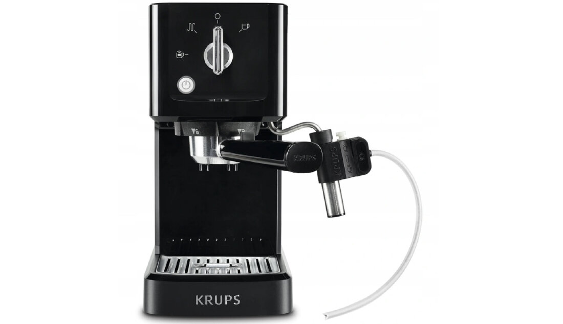 Ekspres KRUPS Calvi Latte XP3458 ustawienia upodobania optymalna temperatura elektroniczna regulacja