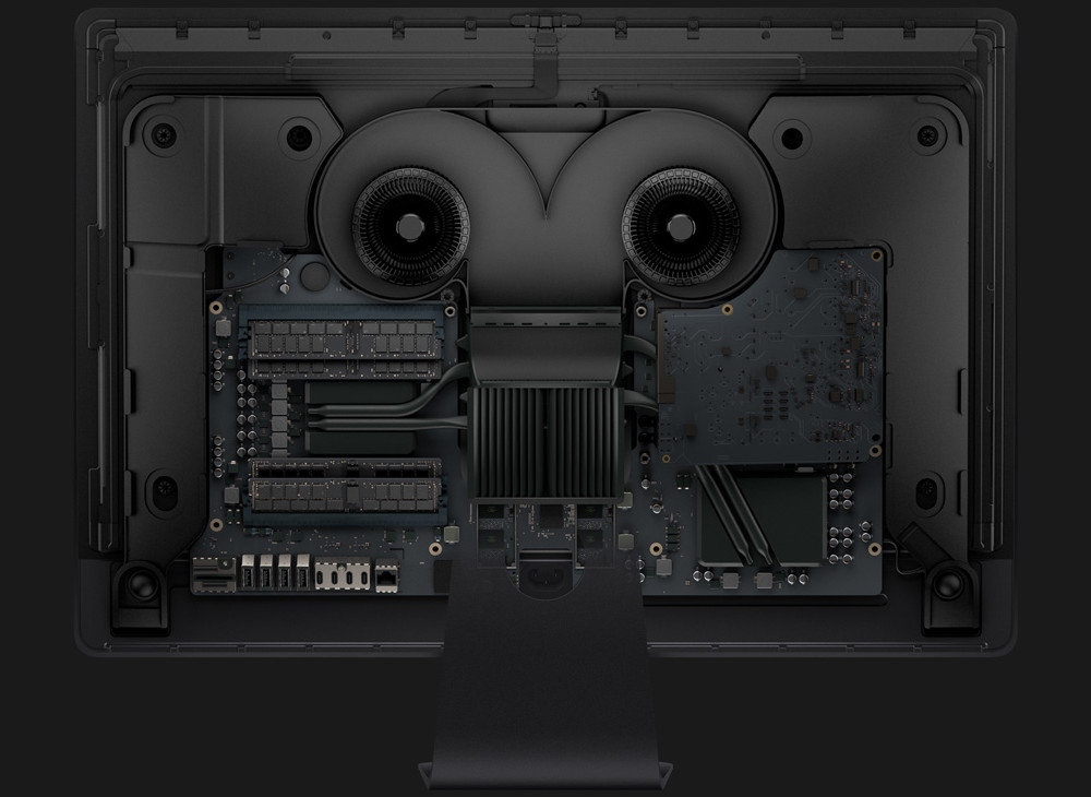 APPLE iMac Pro 27 5k - system chłodzenia   