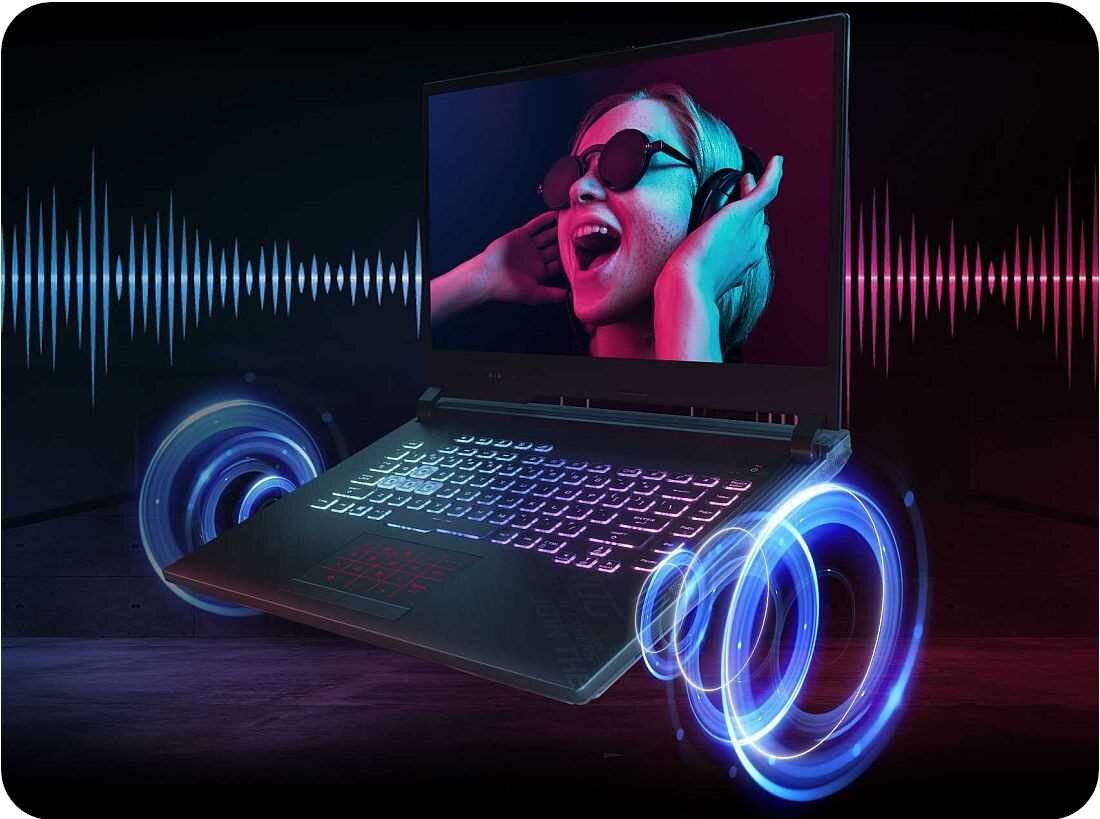 Laptop ASUS Rog Strix G15 G512  - Dźwięk
