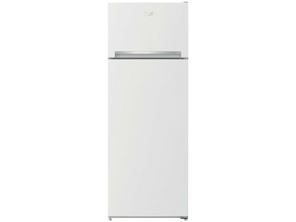 Lodówka BEKO RDSA240K30WN Srebrna wyglad front cicha