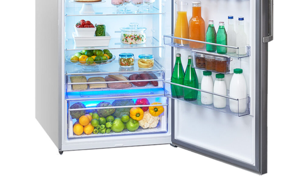 Lodówka BEKO RCNA406E40DZWN Nofrost Biała alarm otwarte drzwi