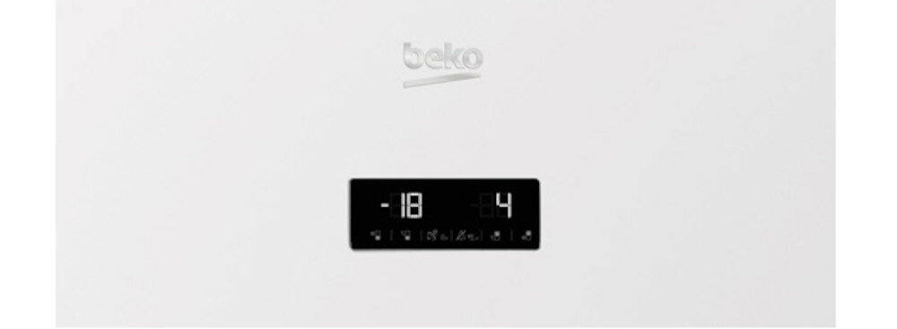 Lodówka BEKO RCNA406E40DZWN Nofrost Biała wyświetlacz elektroniczny