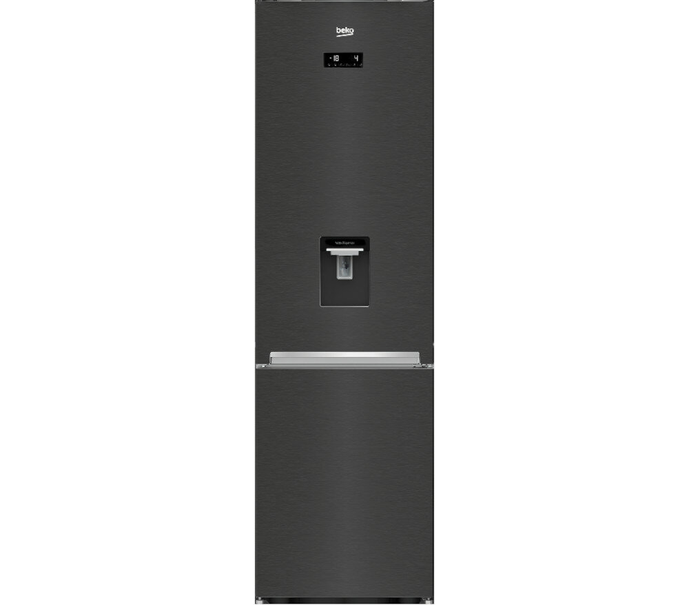 Lodówka BEKO MCNA406E40DXBRN Ciemny Inox A++ front przód główne