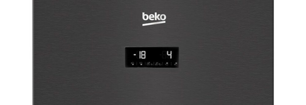 Lodówka BEKO MCNA406E40DXBRN Ciemny Inox A++ wyświetlacz elektroniczny