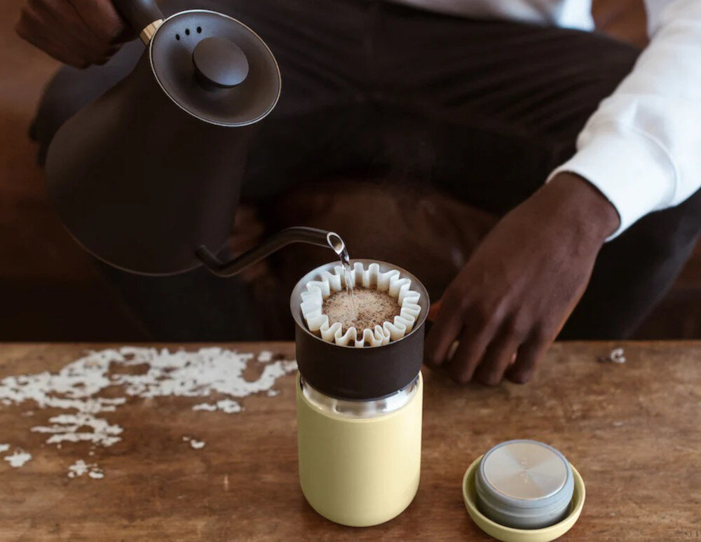 Czajnik FELLOW Stagg EKG Czarny Stylowy design kawa herbata pojemność czarny kolor stylowy element