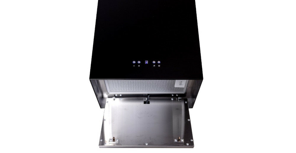 Okap VDB Cube P Czarny wyciąg pochłaniacz