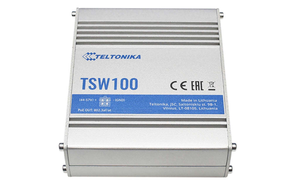Switch TELTONIKA TSW100 zrodlo energii
