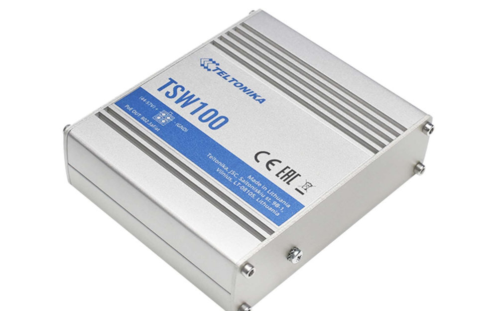 Switch TELTONIKA TSW100 dostepne porty