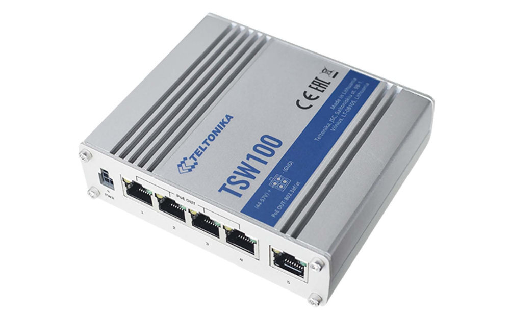 Switch TELTONIKA TSW100 kwestie techniczne