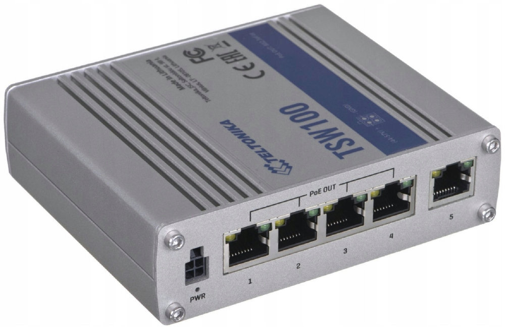 Switch TELTONIKA TSW100 dodatkowe informacje