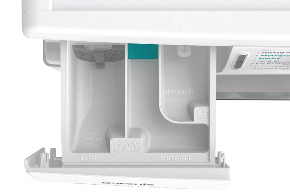 GORENJE MAWS72ION doseaid detergent obciążenie pralka ekonomicznie bezpiecznie