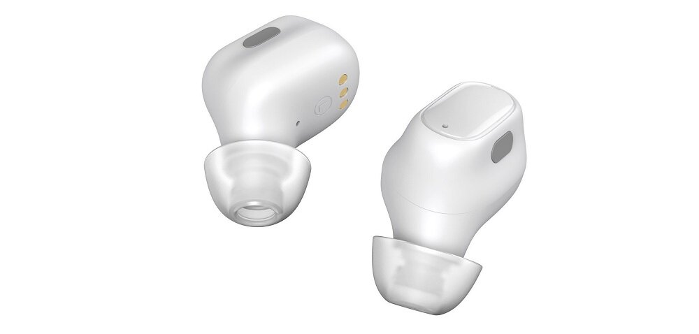 Słuchawki dokanałowe BASEUS Encok WM01 Biały widok słuchawki front