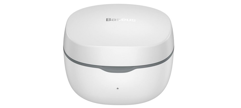 Słuchawki dokanałowe BASEUS Encok WM01 Biały widok etui front