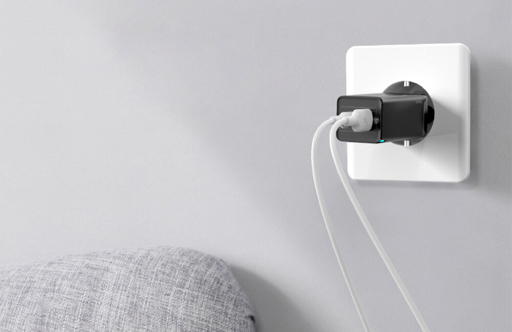 ŁADOWARKA SIECIOWA BASEUS GAN C+C+A 65W EU CZARNA kilka sprzętów, moc