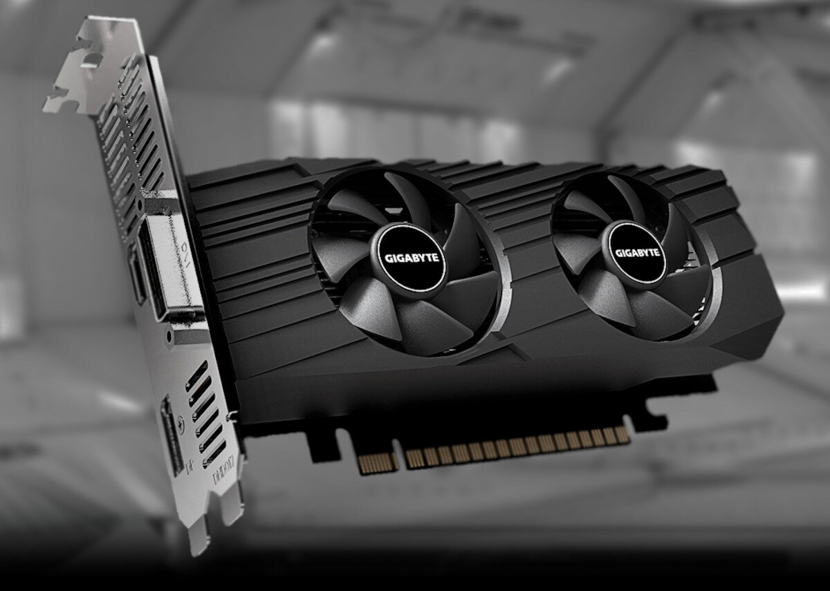 Karta graficzna GIGABYTE GeForce GTX 1650 OC Low Profile 4GB parametry taktowanie złącze wymiary