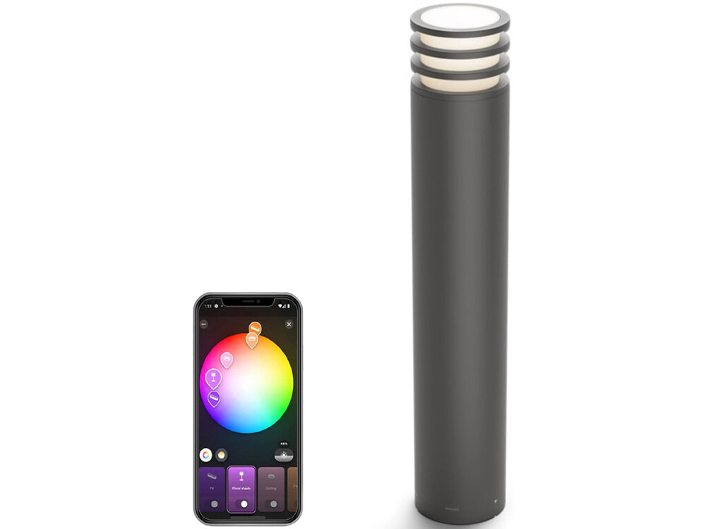 Lampa zewnętrzna PHILIPS HUE Lucca 915005561401 929003098601 elegancka lampa ogrodowa jasna stylowa bezpieczenstwo komfort estetyka czestotliwosc 50-60 Hz napiecie 220-240 V