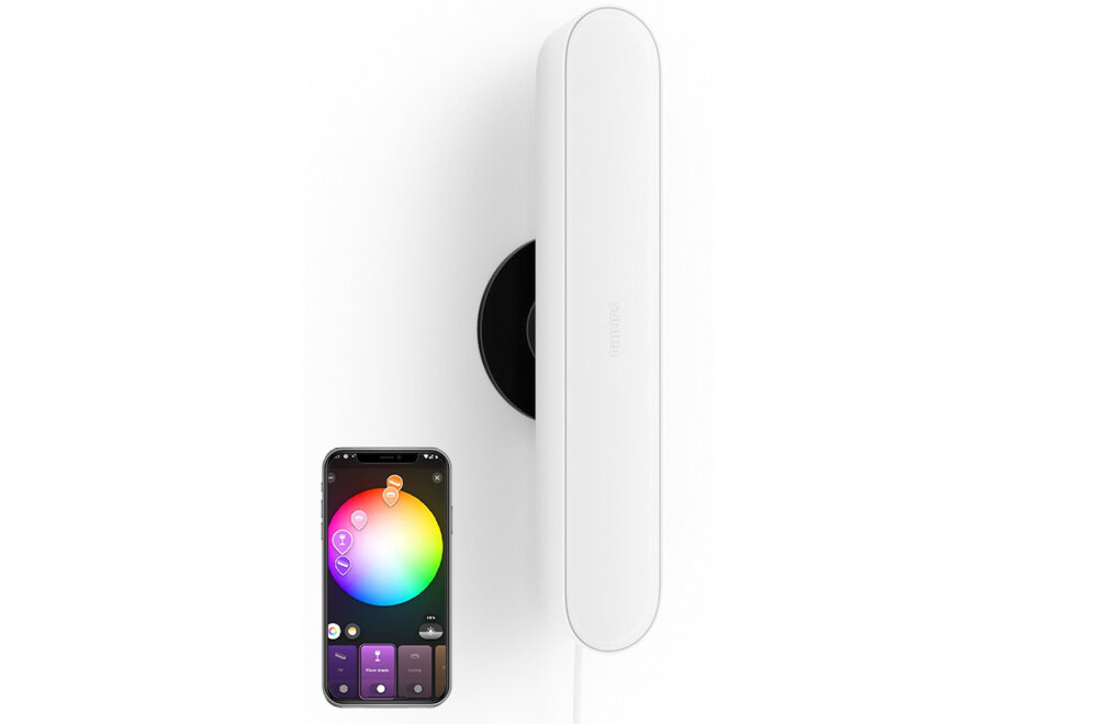 Lampa PHILIPS HUE White and Color Ambiance Play Biala dedykowane regulatory Philips Hue aplikacja Philips Hue harmonogram swiatla