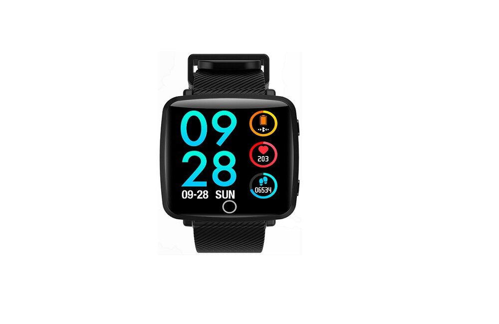 Smartwatch LENOVO Carme Czarny dotykowy bez przycisków pomiar snu tętna kroków aplikacja Lenovo wodoodporność tryby sportowe Bluetooth Google Fit